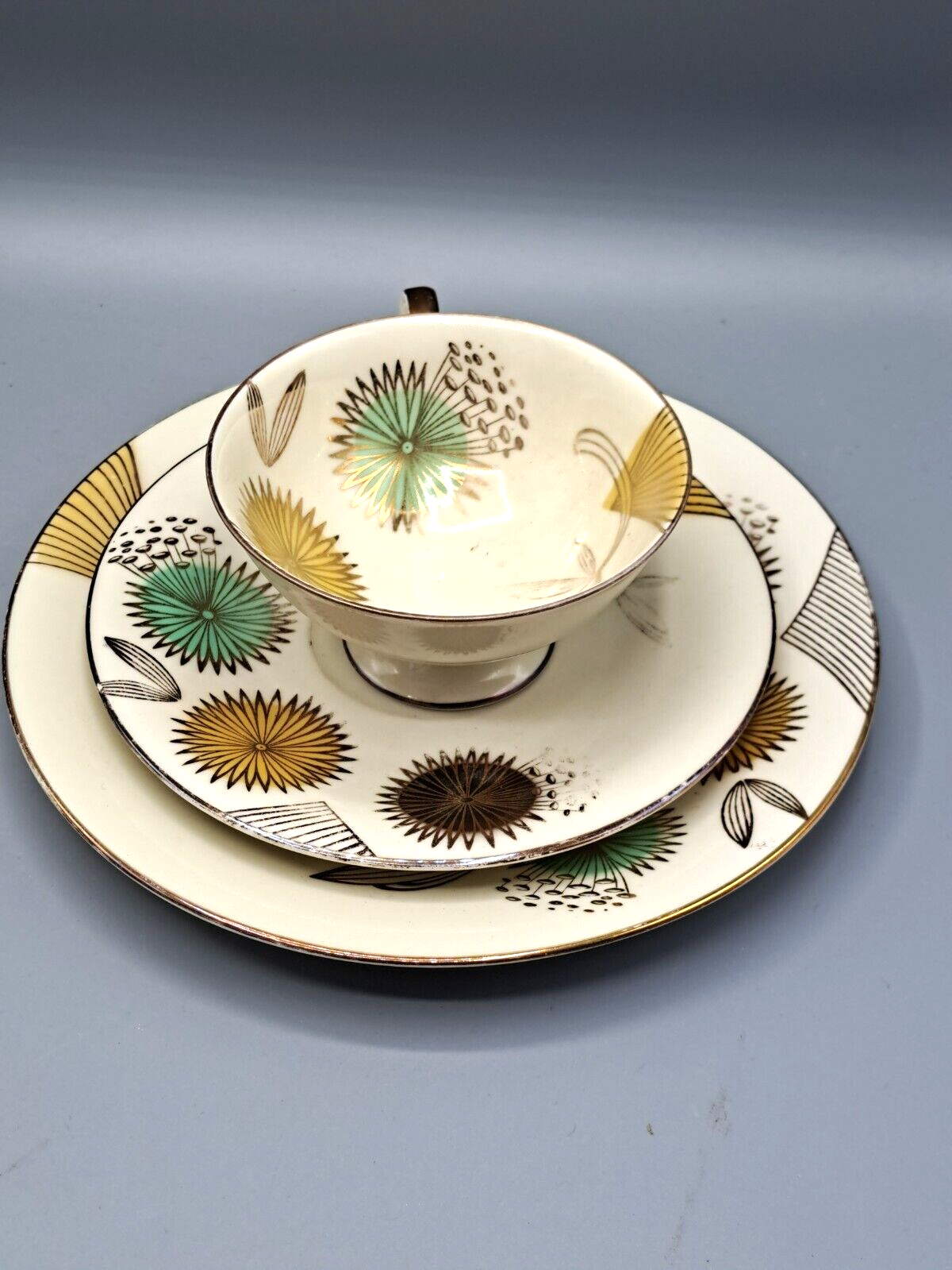 Schirnding Porzellan, 1 Kaffeetasse, Untertasse, Teller , Antiquität